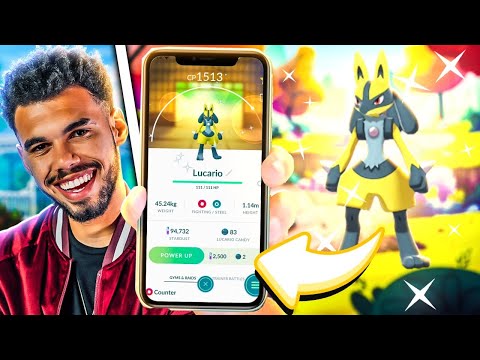 LUCARIO SHINY NO PVP FICOU MUITO ROUBADO - POKÉMON GO | Cris |