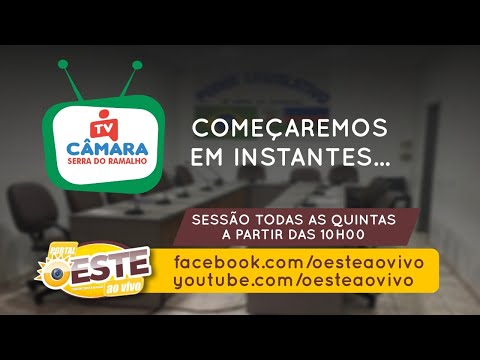 Sessão da Câmara municipal de Serra Do Ramalho Dia 30 De Abril de 2026