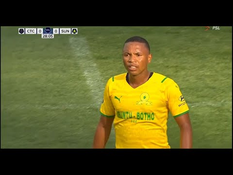 Andile Jali dominating the midfield | Mamelodi Sundowns vs Cape Town City