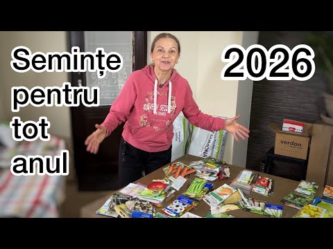 What seeds did I choose for the 2026 garden?