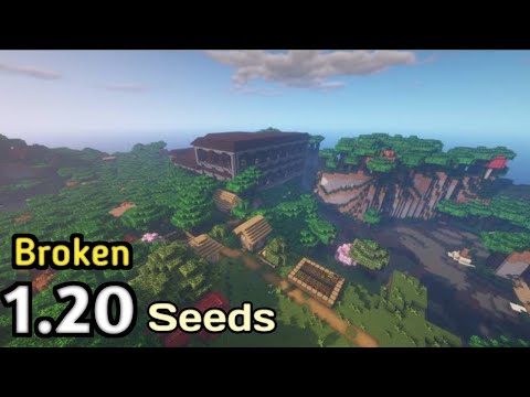 Minecraft Top two 1.20 seeds || Minecraft 1.20 best seeds || 1.20 rarest seeds