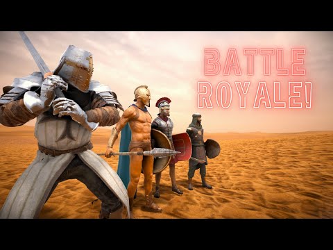 Battle Royale UEBS2 - Spartans, Heavy Knights, Romans and Persians. Who will win? (4K)
