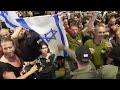 Scuffles as Israeli police use water cannon to disperse weekly anti-government protest in Tel Aviv - Video