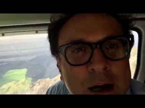 Giancarlo Giannini ed Angelo Tumminelli in volo sul Monte Adamello 07.08.2015