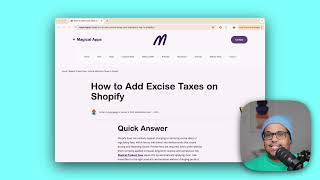 How to Collect Excise Taxes on Shopify