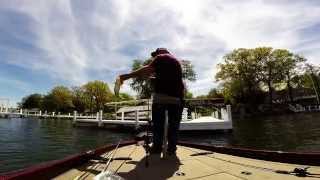 preview picture of video 'Lake Geneva Bass Fishing - May 24, 2014'