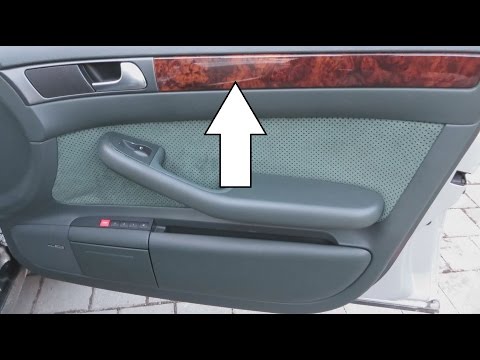 Audi A6, S6, RS6, Allroad (C5) 1997-2004  wooden, aluminium or carbon Door Trim Removal