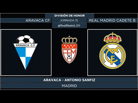 Aravaca CF -  Real Madrid Cadete B | División de Honor Cadete 2021/22 | Jornada 15