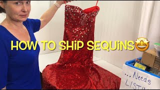How to SHIP Sequine Formal Dress | What BOLO Sold on eBay | Reseller 101 Learn How to Resell on eBay