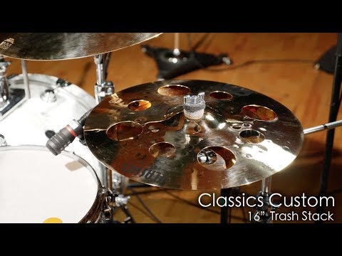 Meinl Classics Custom Brilliant CC-16STK 16" Trash Stack Cymbals (w/ Video Demo) image 10