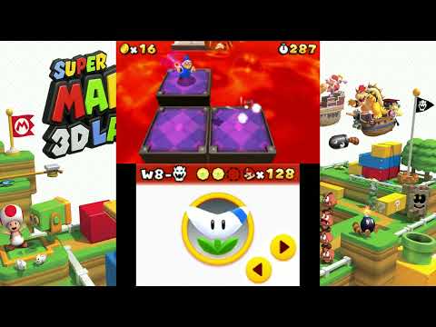 Super Mario 3D Land - W8-Castle (All Star Coins)