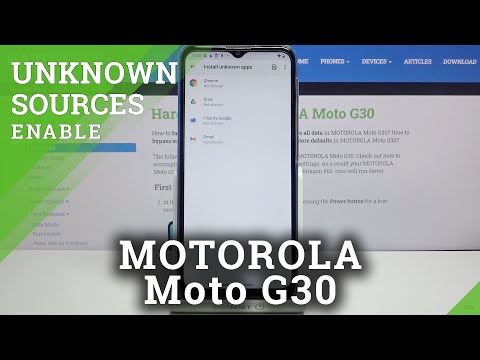 How to Activate Unknown Sources in Motorola Moto G30 – Download Apps from Unknown Sources
