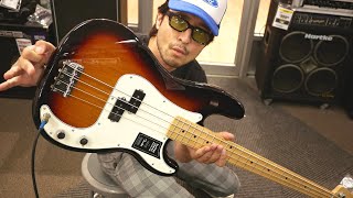Video thumbnail for The Fender Player Precision Bass (Sunburst) by Zachie J. Brown