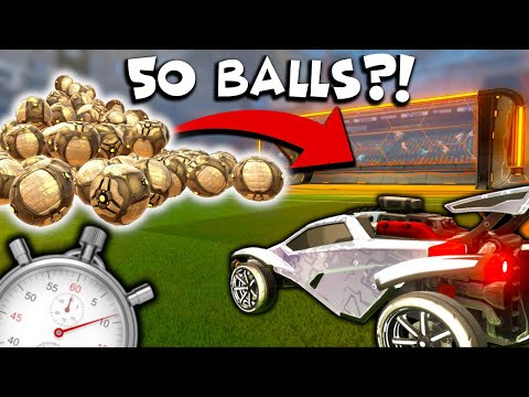 I made a 50 Ball Rocket League Speedrunning Training...