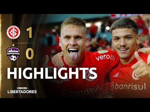 Gols e lances de Internacional x Metropolitanos
