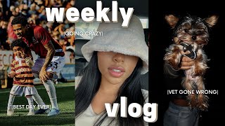 WEEKLY VLOG! | Krew's First Mascot Appearance + More Laser + 1st Vet Appointment + Life is Life-ing!
