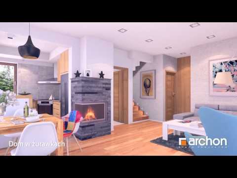 Dom w żurawkach lustrzane odbicie – Wirtualny spacer po wnętrzu I ARCHON+ Projekty Domów