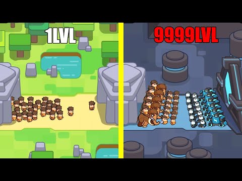 Max Level in Eternal Empire: Warrior Eras By Stone Age Warriors (Gameplay)