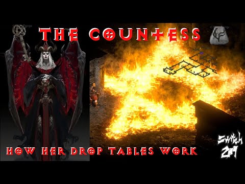 Understanding How The Countess' Rune Drop Table Works For Farming Runes And Keys - Diablo 2