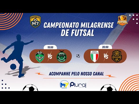 Campeonato Milagrense de Futsal -  Vilinha x Serrano - União Mororó  x Império Real