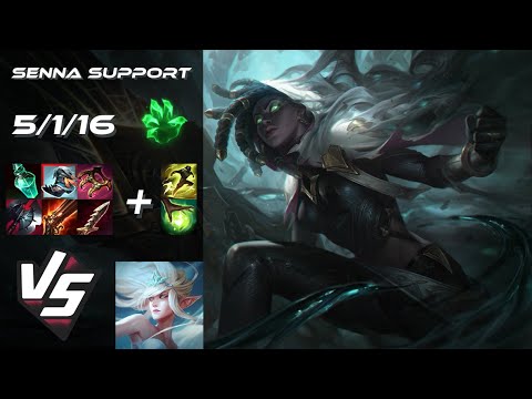 SUPPORT Senna vs Janna - EU Challenger Patch 25.S1.7
