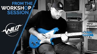 Video thumbnail for Bluesy jam at the workshop showroom with the Wildmaster in Electric Blue. by WILD CUSTOM GUITARS Co.