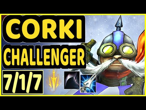 NEMESIS (CORKI) - 7/1/7 KDA CHALLENGER GAMEPLAY - EUW