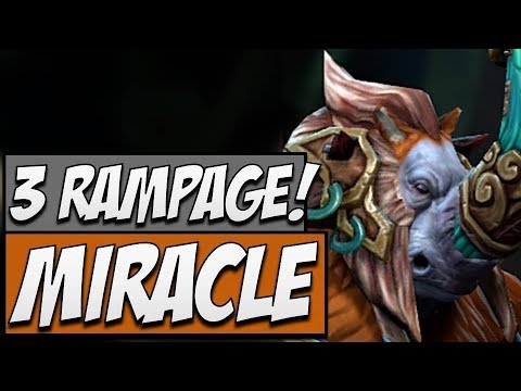 Miracle Dota - Magnus with 3 RAMPAGES | Dota 2 Pro Gameplay ROAD TO TI11