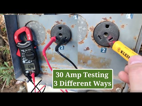 Quick 30 amp outlet check. How to test a 30 amp RV shore power