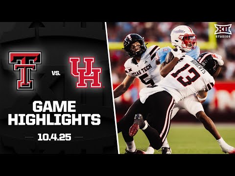 #11 Texas Tech vs. Houston Game Highlights | 2025 Big 12 Football