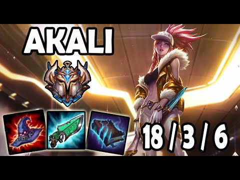 OTP Akali vs Yasuo (9.18) NA Challenger [MID]