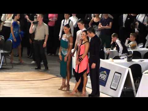 Baltic RS 2011 Under 21 Latin prize presentation