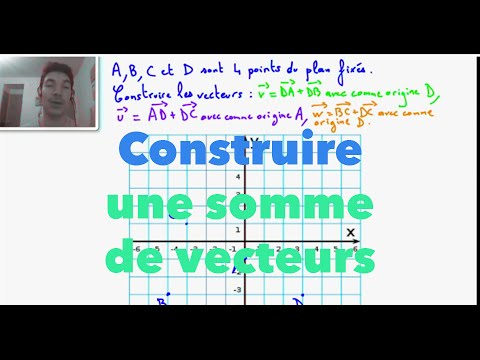 comment construire vecteur