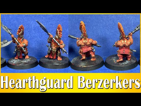 Joyful Painting - Fyreslayers - Hearthguard Berzerkers