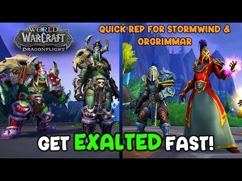 How to get FAST REPUTATION for Stormwind & Orgrimmar - World of Warcraft