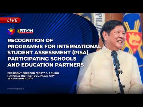 Recognition of PISA Participating Schools and Education Partners