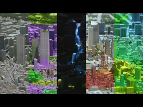 Modelo espetacular de Tóquio mostra megalópole em detalhes | AFP