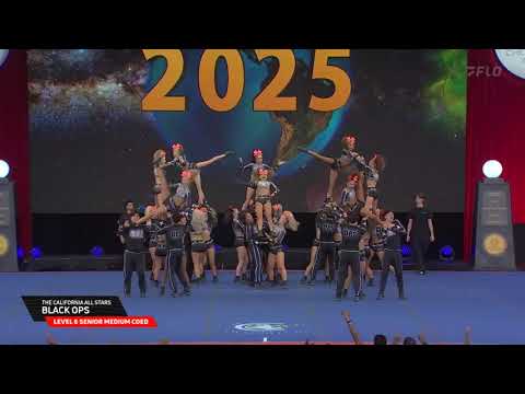 The California All Stars Black Ops L6 Senior Medium Coed Finals - The Cheerleading Worlds 2025