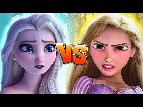 Elsa (Frozen) VS Rapunzel - Batalha de Rap