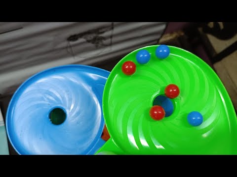 Whirling Spiral Marble Run Toy