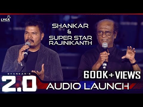 Shankar & Super Star Rajinikanth Speech at 2.0 Audio Launch | Rajinikanth | Shankar | A.R. Rahman