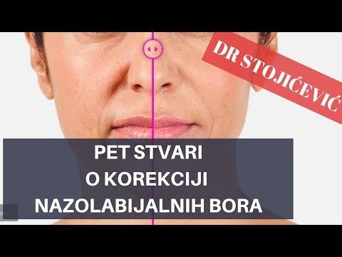 Pet stvari o korekciji NAZOLABIJALNIH BORA hijaluronskim filerima