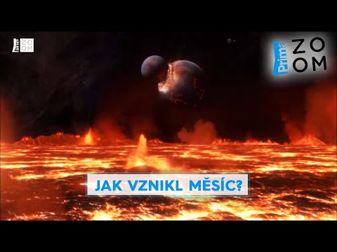 Vznik Měsíce měla způsobit srážka Země s jiným tělesem. Video vysvětluje ohnivý proces