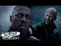 Jason Statham Dwayne Johnson Fight Cyborg Idris Elba Hobbs Shaw Science Fiction Station