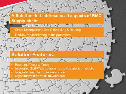 RMC Supply chain  management solution Video