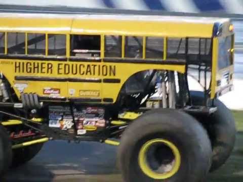 Monster Truck School Bus Higher Education Raceway Park Englishtown