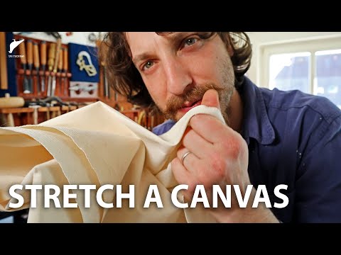 Why stretching your own canvas is so delicious!