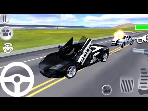 police car Mercedes S63 Driving e#2 - Hot pursuit Simulator 3D - Android gameplay