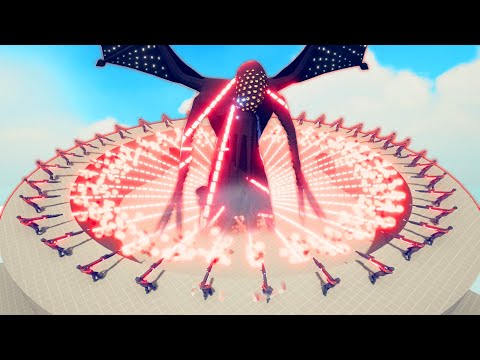 WHO CAN SURVIVE IN THE CIRCLE vs 100x NEON SOLDIERS | TABS - Totally Accurate Battle Simulator