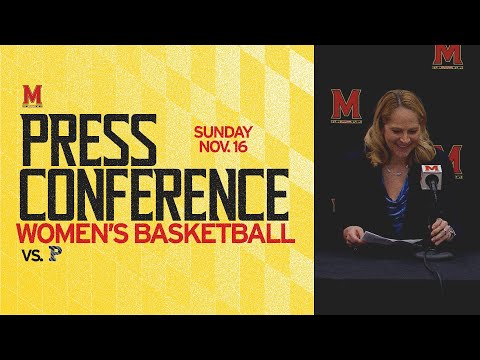 Maryland Women's Basketball | Press Conference | Princeton